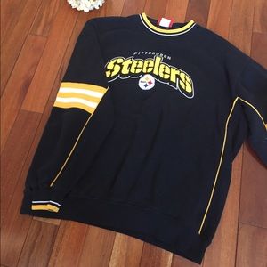 NFL Pittsburgh Steelers Black Pull Over Sweatshirt
